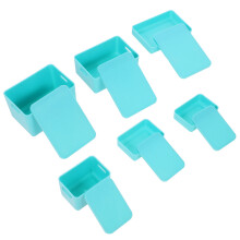 24Ud Plástico Verde Para Decoración Y Caja De Casa Mini