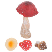 12Stk Resin Pilzfiguren Kleine Deko Für Bonsai Oder Garten