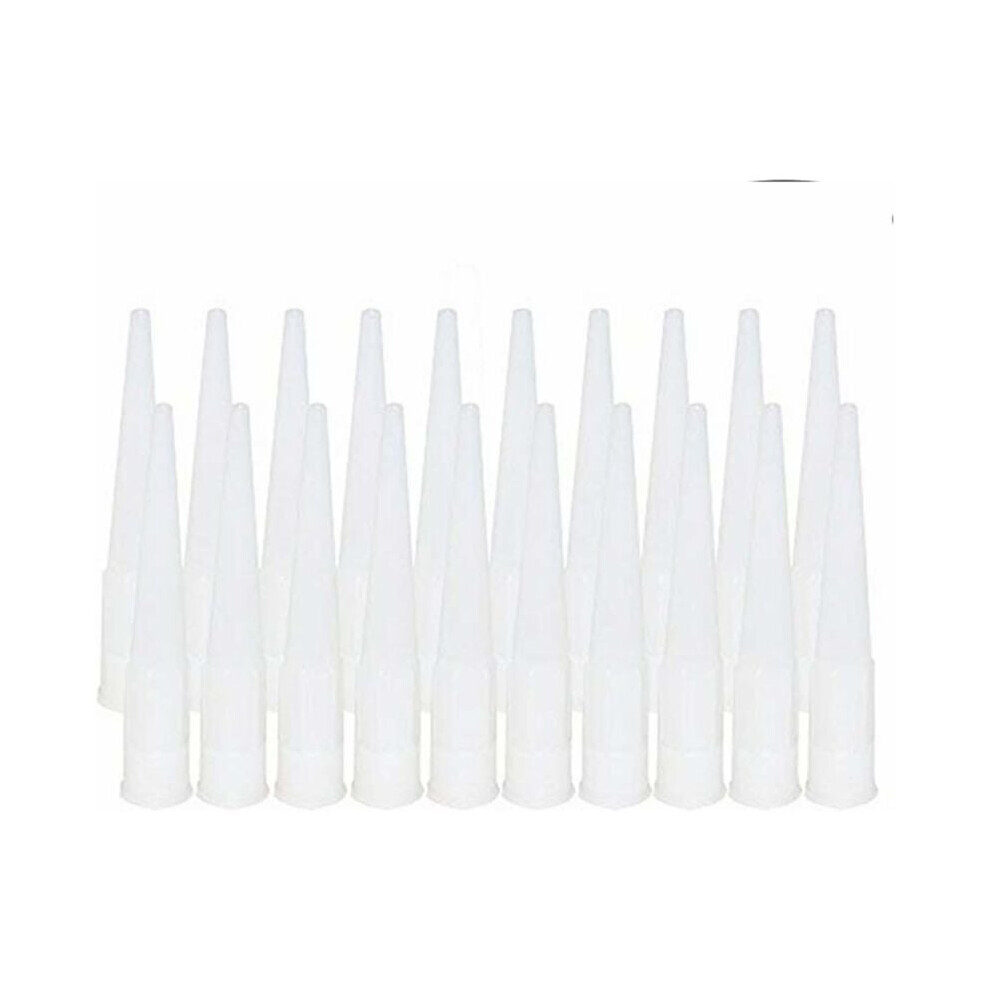 Reusable Tips For Caulk Nozzles, Ideal For Repairing Edges And Corners With Precise Application Control (20 Pieces) 9405630961041