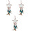 3Ud Pendant Atrapasueños Multicolor Para Decorar Hogar 3