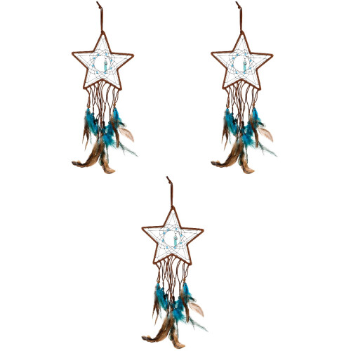 3Ud Pendant Atrapasueños Multicolor Para Decorar Hogar 2