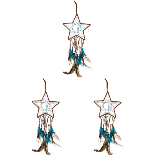 3Ud Pendant Atrapasueños Multicolor Para Decorar Hogar 1