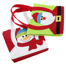 10Stk Weihnachts Partybeutel Aus Mit Santa Und Schneemann Bunt