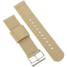 2Stk Nylon Uhrarmband Khaki Komfortabel Widerstandsfähig Für Herren