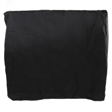 Durable Black Zippered Ping Pong Table Cover 210 Silver 155x75x150cm