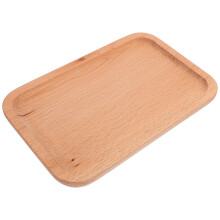 5Stk Holz Tablett Aus Beige Für Sushi