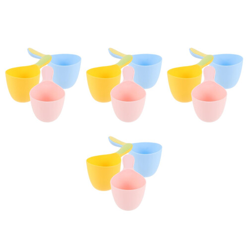 12Ud Para Y Cocina Colores Variados Apilables 1
