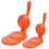 6Stk Manuelle Teigpresse Für Oranger Dumpling Maker Kompakt 1