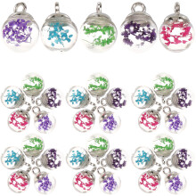 500Stk Mini Kugel Charms DIY Schmuck Anhänger Bunt Und Langlebig