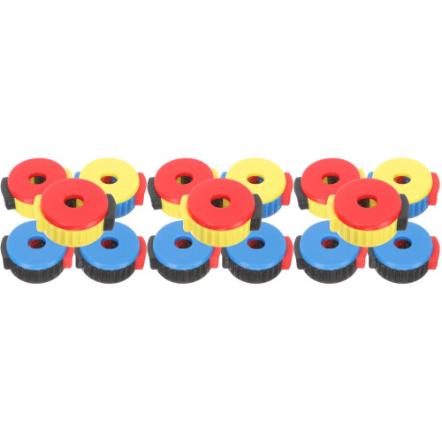15Ud Tuercas Rápidas Para Drum, Plástico Duradero Multicolor 2