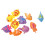40Ud Marinas Pequeñas De Plástico Multicolor Para Decoración 1