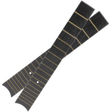 10Stk ABS Gitarre Fretboard Ersatzteil Fingerbrett Schwarz Langlebig