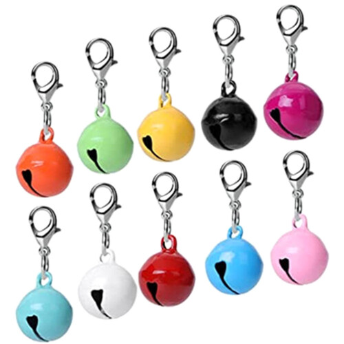 50Pièces Accessoires Collier Métal Colorées Pour Chat 1