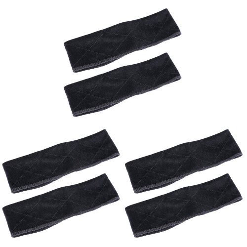 6Ud Ajustables Para Peluca Negro Material Suave Confort 1