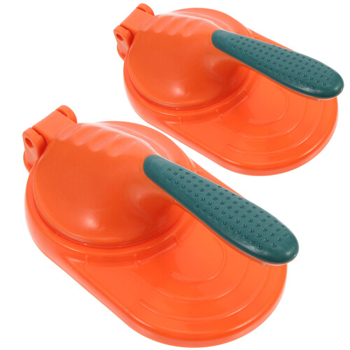 6Stk Manuelle Teigpresse Für Oranger Dumpling Maker Kompakt 1