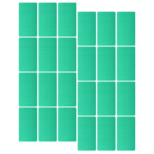 500Ud Tarjetas Blank Metalizadas Para Negocios Con Grabado DIY