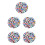 500Ud Ojos Flatback De Vidrio Para Creación De Muñecos Multicolor 6