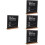 4Ud Recordatorio WiFi De Madera Plateada Para Espacios Hogar 7