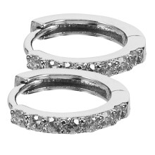3Paare Hoops Ohrringe Damen Silbermodisch Für