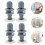 24Ud Para Puerta De Cristal Multicolor Duraderas 10