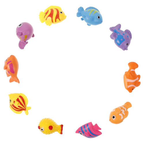 40Ud Marinas Pequeñas De Plástico Multicolor Para Decoración 2