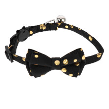 5Ud Collar Para Negro Con De Lazo Y Cascabel Cómodo