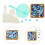 4Sets DIY Bambus Tischset Bunt Kinder Bastelmaterial 9