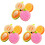 12Ud Esponjas Infantiles Material Seguro Multicolor 2