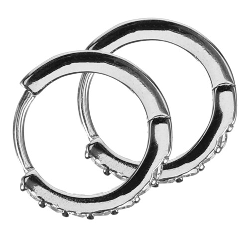 3Paare Hoops Ohrringe Damen Silbermodisch Für 2
