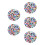 500Ud Ojos Flatback De Vidrio Para Creación De Muñecos Multicolor 8