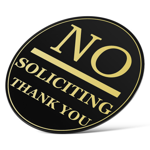 4Ud Señal No Solicitar Para Jardín Multicolor Con Adhesivo Resistente 1