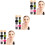 18Ud Esponjas Con Mango Multicolor Para Aplicación 5