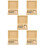 5Jgo Mini Cajas De Pintura Para Casa De Muñecas Material Madera 10