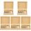 5Jgo Mini Cajas De Pintura Para Casa De Muñecas Material Madera 4