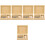 5Jgo Mini Cajas De Pintura Para Casa De Muñecas Material Madera 6