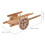 2Ud Mini Carrito De Madera Para Decoración, Rústico Marrón 10