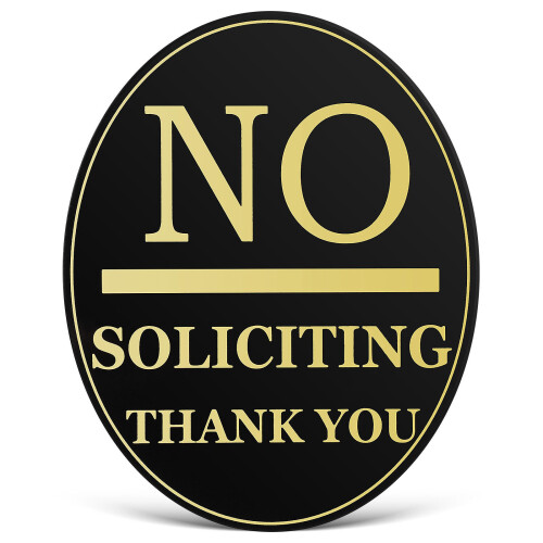 4Ud Señal No Solicitar Para Jardín Multicolor Con Adhesivo Resistente