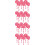 24Ud Decoración Rosa En PP Con Piruleta Para 10