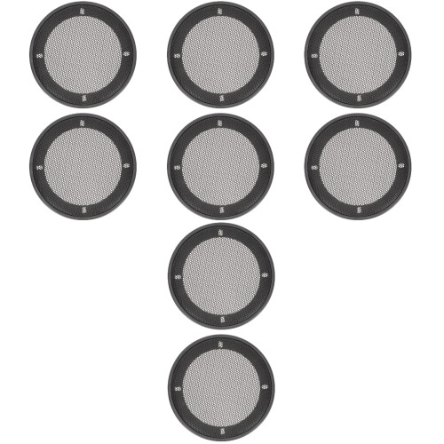 8Ud Rejillas De Para Subwoofer En Negro Material Durable 2