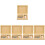 5Jgo Mini Cajas De Pintura Para Casa De Muñecas Material Madera 7