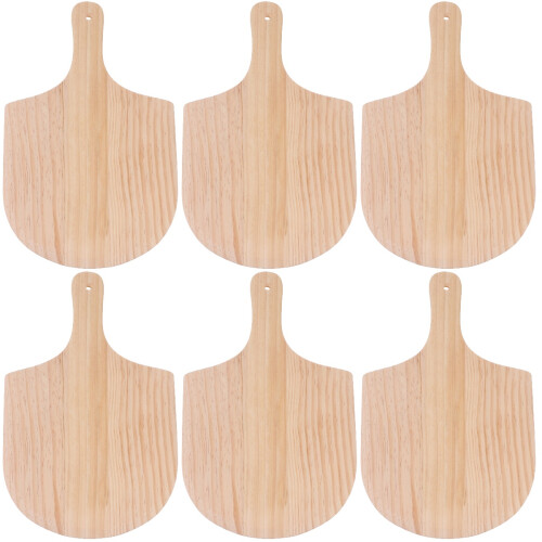 6Ud Utensilios De Pizza De Madera Con Mango Para Uso Doméstico 2