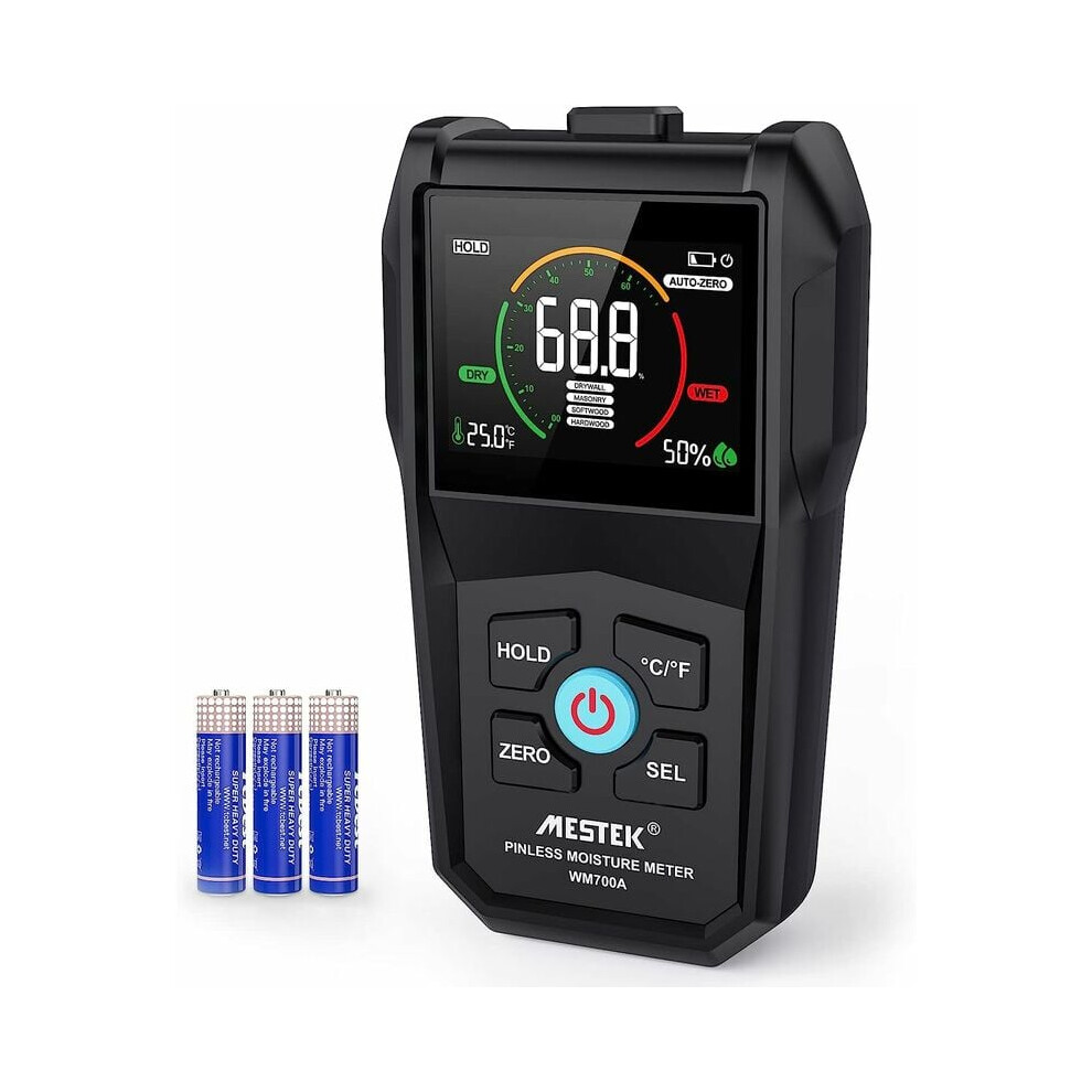 Non-Destructive Sensing Moisture Meter, Visual Dual Alarm Moisture Meter For High Precision Testing Of Wood, Drywall, Masonry And More, Dual Testing 9405630157666