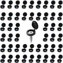 Beschermende schroefdeksels met kliksluiting, aantrekkelijk design, scharnierende plastic schroefdeksels voor diverse toepassingen in huisdecoratie,