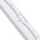 100 pezzi Righello trasparente in PVC usa e getta per sopracciglie, per microblading e modellatura 10
