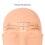 100 pezzi Righello trasparente in PVC usa e getta per sopracciglie, per microblading e modellatura 6