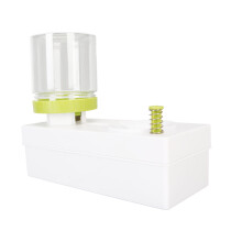 Portable Green Plastic Brush Rinser with 250ml Reservoirs