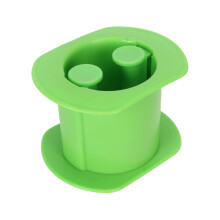 Grüner lebensmittelechter Plastik-Wurstklemmen, 8x11,5 cm, manueller Fleischwolf