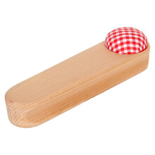 Wood Beech Quilters Clapper Pin Cushion for Sewing 24x7x5cm