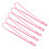 Flexible Easy Threader for Drawstring Replacement, Drawstring Replacement Tools with Two Eyes Design High Quality Smooth Plastic Lightweight and 8