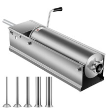 Embutidora Manual-Duoku-7 L-Horizontal-Máquina para Rellenar Carne de Dos Velocidades-Acero Inoxidable 304